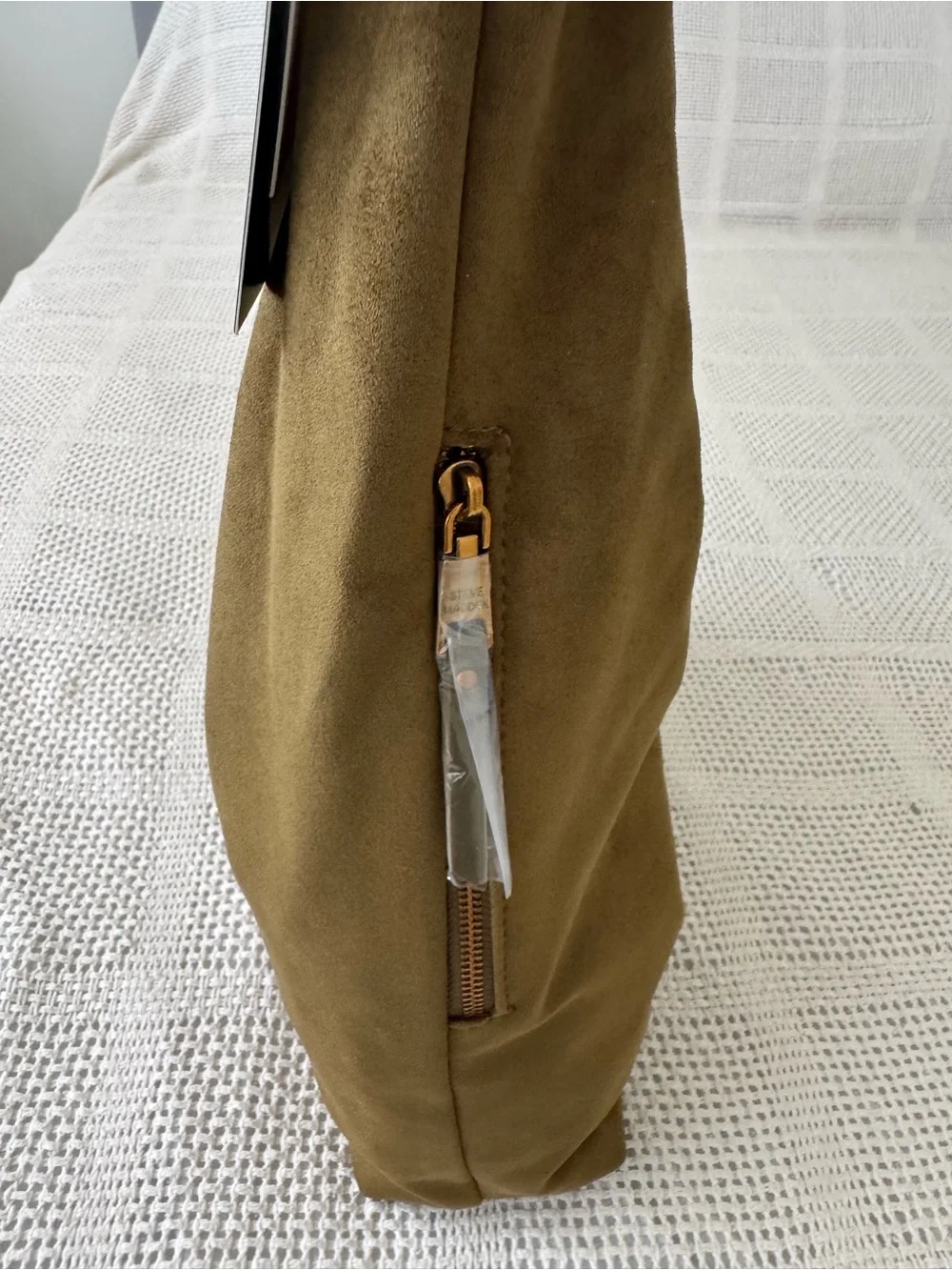 Steve Madden Olive Faux Suede Hobo Shoulder Bag